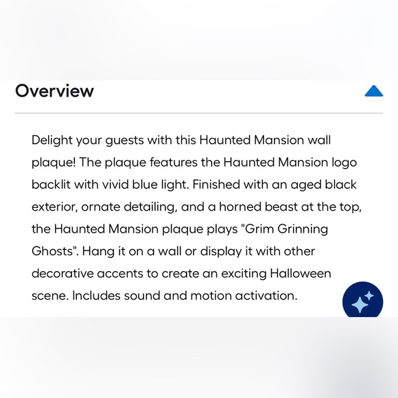 •Gemmy •Disney The Haunted Mansion Authentic Light up musical wall plaque - Picture 14 of 17